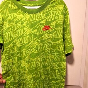 Nike Lime Green Logo T-Shirt